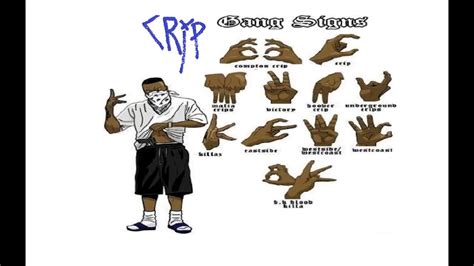 crip gang signs and meanings